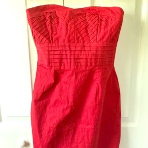 Brand new! Strapless red mid thigh dress